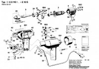 Bosch 0 603 110 141 Drill 110 V / GB Spare Parts